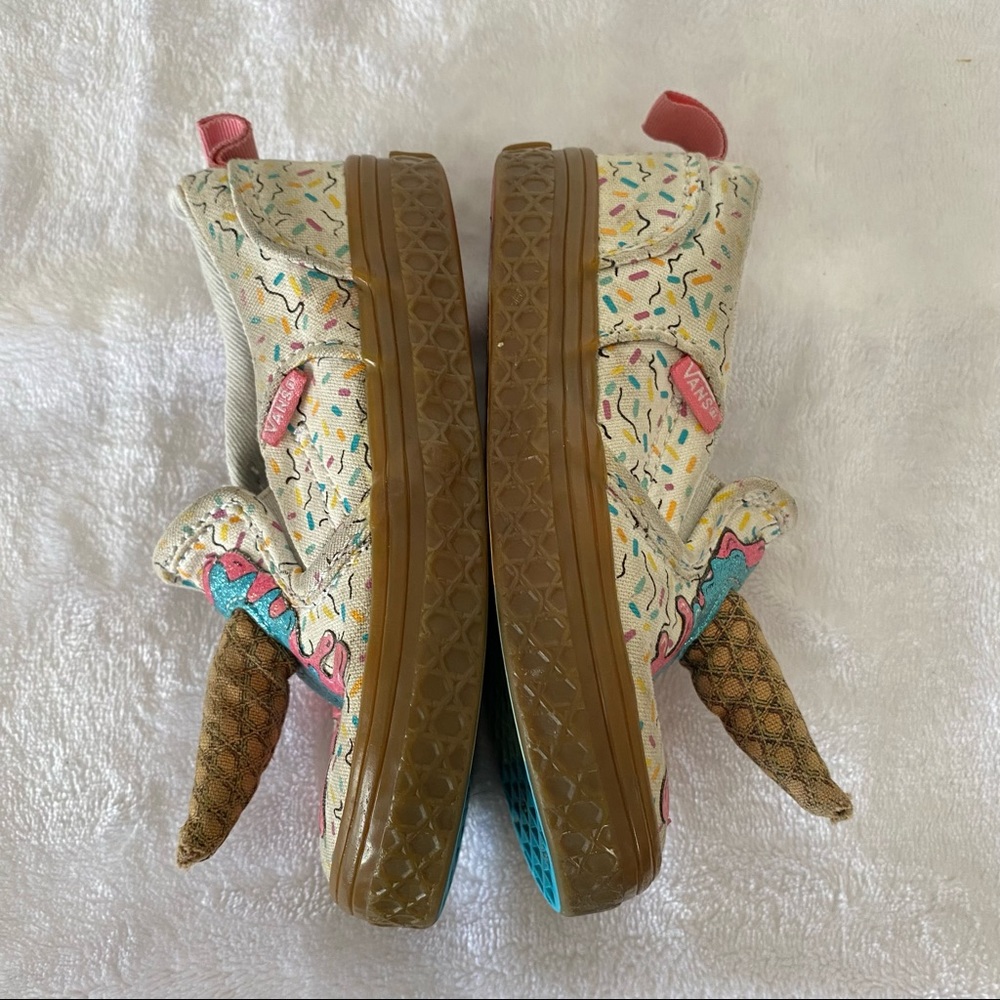 Vans Asher V Toddler Ice Cream Cone Skater Shoes - Picture 4 of 9